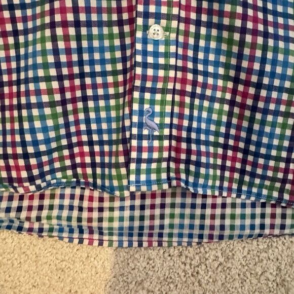 Tailorbyrd Long Sleeve Button Down Collared Shirt Mens Large Multi Color‎ Plaid - Picture 5 of 11